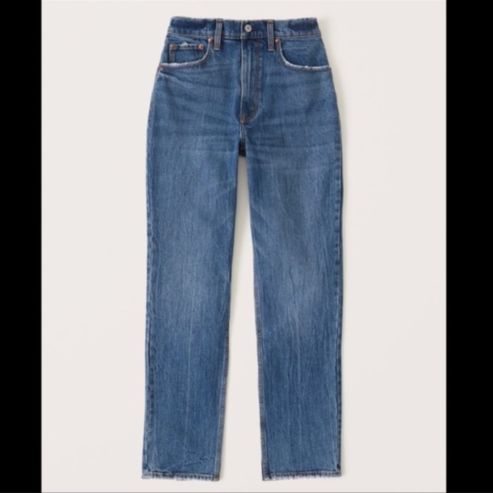 WOMEN’S ABERCROMBIE AND FITCH THE ANKLE STRAIGHT ULTRA HIGH RISE SIZE 27
